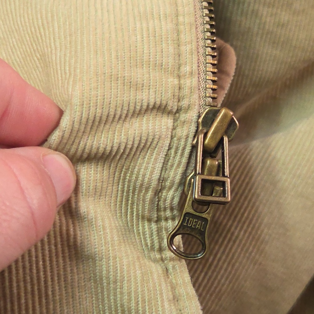 Express Field Jacket Mens XL Beige Y2K Utility Safari Corduroy M-65 Gorpcore - Picture 7 of 15